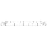 Dog Kennel Black 80 m Steel 3082189