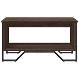 Coffee Table Brown Oak 75x51x40 cm Engineered Wood 848488