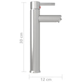 Bathroom Mixer Tap Silver 12x30 cm 149091