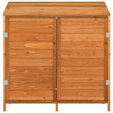 Garden Shed Brown 102x52x112 cm Solid Wood Fir 152185