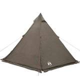 Family Tent Tipi 6-Person Brown Waterproof 4009443
