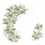 Single Wedding Arch White 220 x 45 x 200 cm Steel 42023029