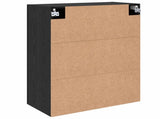 Wall-Mounted Cabinet 2 pcs Black Oak 69.5 x 34 x 90 cm 3394532
