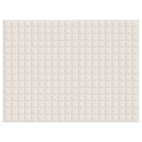 Weighted Blanket Light Cream 152x203 cm 7 kg Fabric 3154819