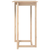 Bar Table 60x60x110 cm Solid Wood Pine 822177