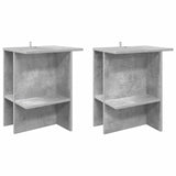 Coffee Table 2 pcs Concrete Grey 40 x 30 x 49 cm 8001070