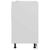 Sink Bottom Cabinet Lyon White 80x46x81.5 cm Engineered Wood 801196