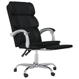 Reclining Office Chair Black Faux Leather 349799