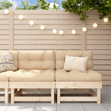Garden Middle Sofas 2 pcs Solid Wood Pine 825401