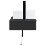 Wall-Mounted Wash Basin Black 50 x 41 x 39 cm Engineered Wood 890189