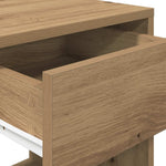 ZNTS Bedside Cabinets with Drawer 2 pcs Artisan Oak 35x34x66.5 cm 858730