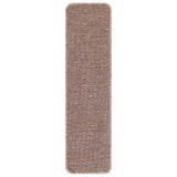 Anti-slip Stair Mats 15 pcs 75 x 20 cm Light brown PP 4019805