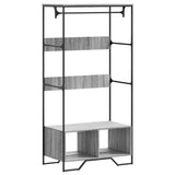 Wardrobe Grey Sonoma 90x50x180 cm Engineered Wood 848672