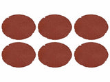 Stepping Stone 6 pcs Red 45 x 1.8 cm Rubber 42030075