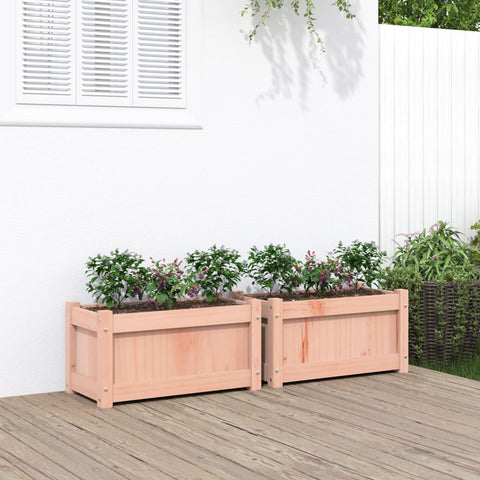 Garden Planters 2 pcs Solid Wood Douglas 837446