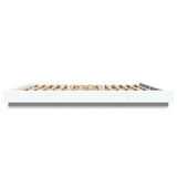 Bed Frame with LED Lights without Mattress White 180x200cm 3281077