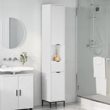 Bathroom Cabinet with Drawer with Door White 31.5 x 33 x 190 cm 883404
