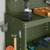 Tool Trolley Olive Green 65 x 35 x 111 cm Cold-rolled Steel 874556