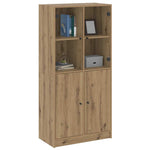Highboard with Doors Artisian Oak 68x37x142 cm Engineered Wood 3318723