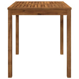 Garden Dinner Table Natural 70 x 68.5 x 75 cm Solid Acacia Wood 901247