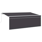 Retractable Awning Retractable Manual Anthracite 400 x 200 cm 3329801