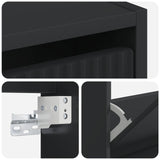 Wall-Mounted Shoe Cabinet ARNHEM 71 x 17 x 43 cm Black 896626