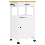 Kitchen Trolley MONZA 48x40x88.5 cm Solid Wood Pine 376090