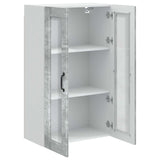 Wall Glass Cabinet PORTO Concrete Grey 60 x 31 x 100 cm 885528