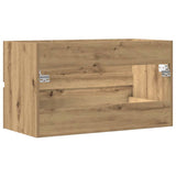 Bathroom Hanging Cabinet Artisian Oak 80x38.5x45 cm Engineered Wood 856247