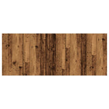 Bed Headboard Old Wood 200x1,5x80 cm Engineered Wood 856828