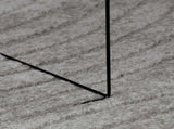 Indoor Rug GALATI Grey 120 x 120 cm Polyester 42022824