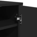 Shoe Cabinet Black 32x35x70 cm Engineered Wood 808956