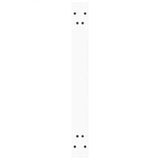 Dining Table Legs V-Shape 3 pcs White 100x cm Steel 4012597