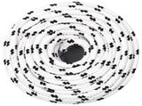 Multipurpose Utility Rope 10 mm 100 m White Polyester 3473470