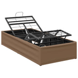 Electric Adjustable Bed Frame Tan 200 x 100 x 33.5 cm Steel 42037315
