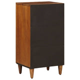 Sideboard with Storage Walnut 40 x 33 x 75 cm Solid Mango Wood 4018248