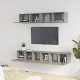 5 Piece TV Cabinet Set Grey Sonoma Engineered Wood 3114428