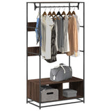 Wardrobe Brown Oak 90x50x180 cm Engineered Wood 849298