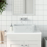 Countertop Basin White Rectangular 46x35.5x13 cm Ceramic 155075