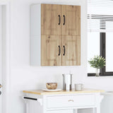Wall Cabinet PORTO 2 pcs Artisan Oak 60 x 31 x 40 cm 885284