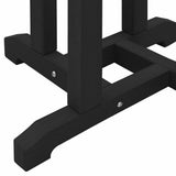 Garden Bar Set 3 pcs Black HDPE 3335802