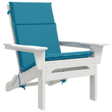 High Back Chair Cushion GEMERT 2 pcs 100% Polyester Light Blue 945750