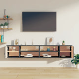 Wall Cabinets 2 pcs Grey 80x30x30 cm Solid Wood Pine 818390
