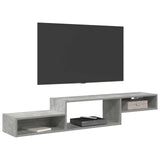 Wall-mounted TV Cabinet Wall-Mounted Concrete Grey 8005992