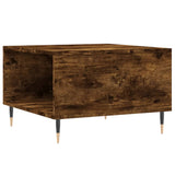 Coffee Table Smoked Oak 55x55x36.5 cm Engineered Wood 830753