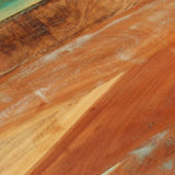 Rectangular Table Top 70x80 cm 25-27 mm Solid Reclaimed Wood 286060