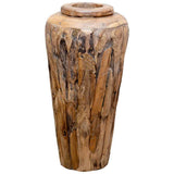 Decoration Vase 40x80 cm Solid Teak Wood 285210