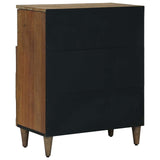 Sideboard with Storage Brown 60 x 33.5 x 75 cm Solid Mango Wood 4018357