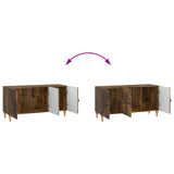TV Cabinet Smoked Oak 99 x 34.5 x 50 cm Engineered Wood 894260