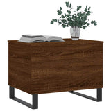 Coffee Table Brown Oak 60x44.5x45 cm Engineered Wood 830963